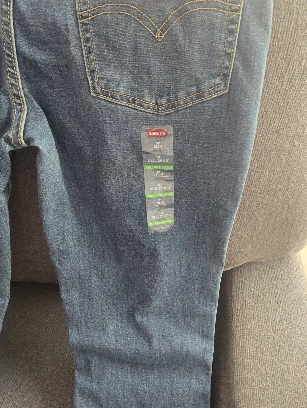 Levi's Kids Flare Jeans in Medium Blue Wash